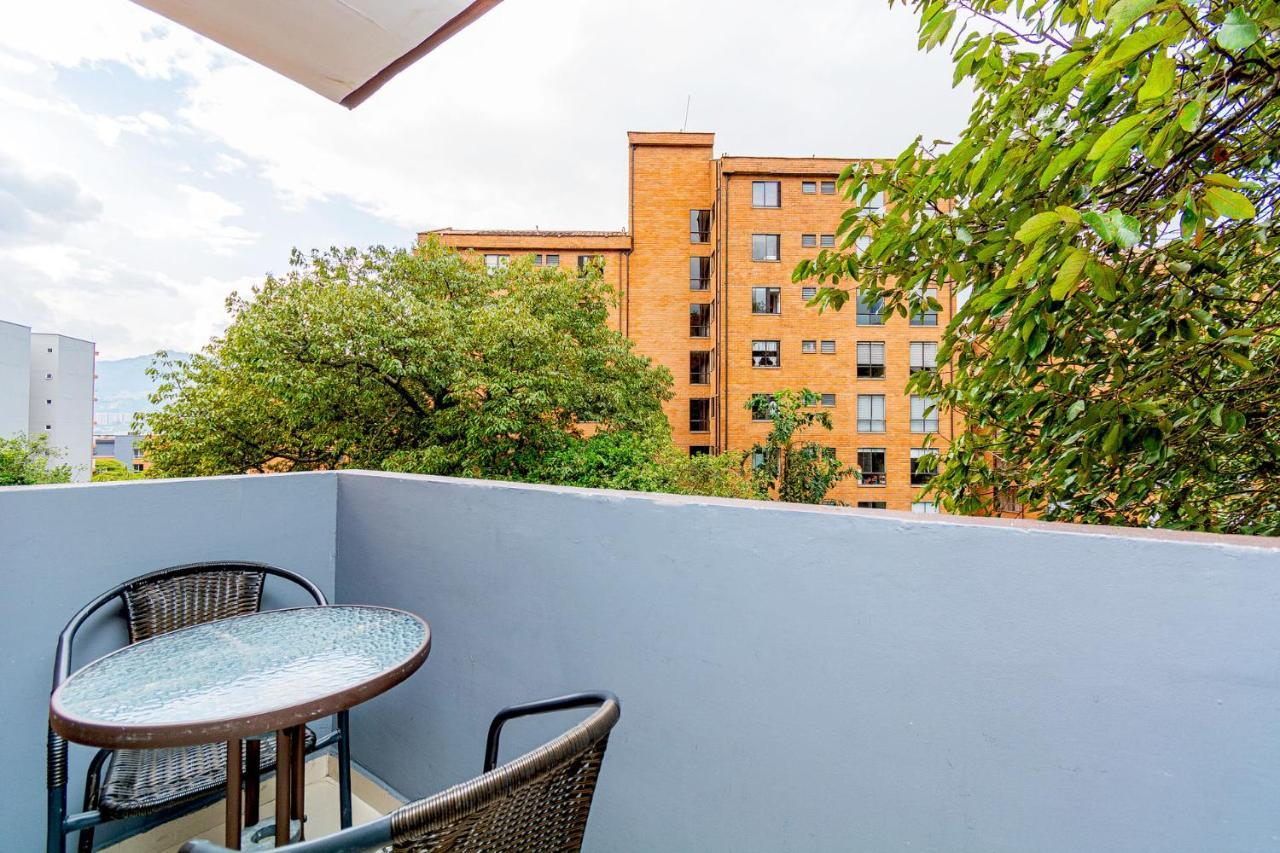 麦德林Loft Moderno En El Poblado Con Vista Y Parqueadero Mio Lofts公寓 外观 照片